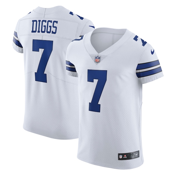 Trevon Diggs Dallas Cowboys Nike Vapor Elite Jersey - White/Navy