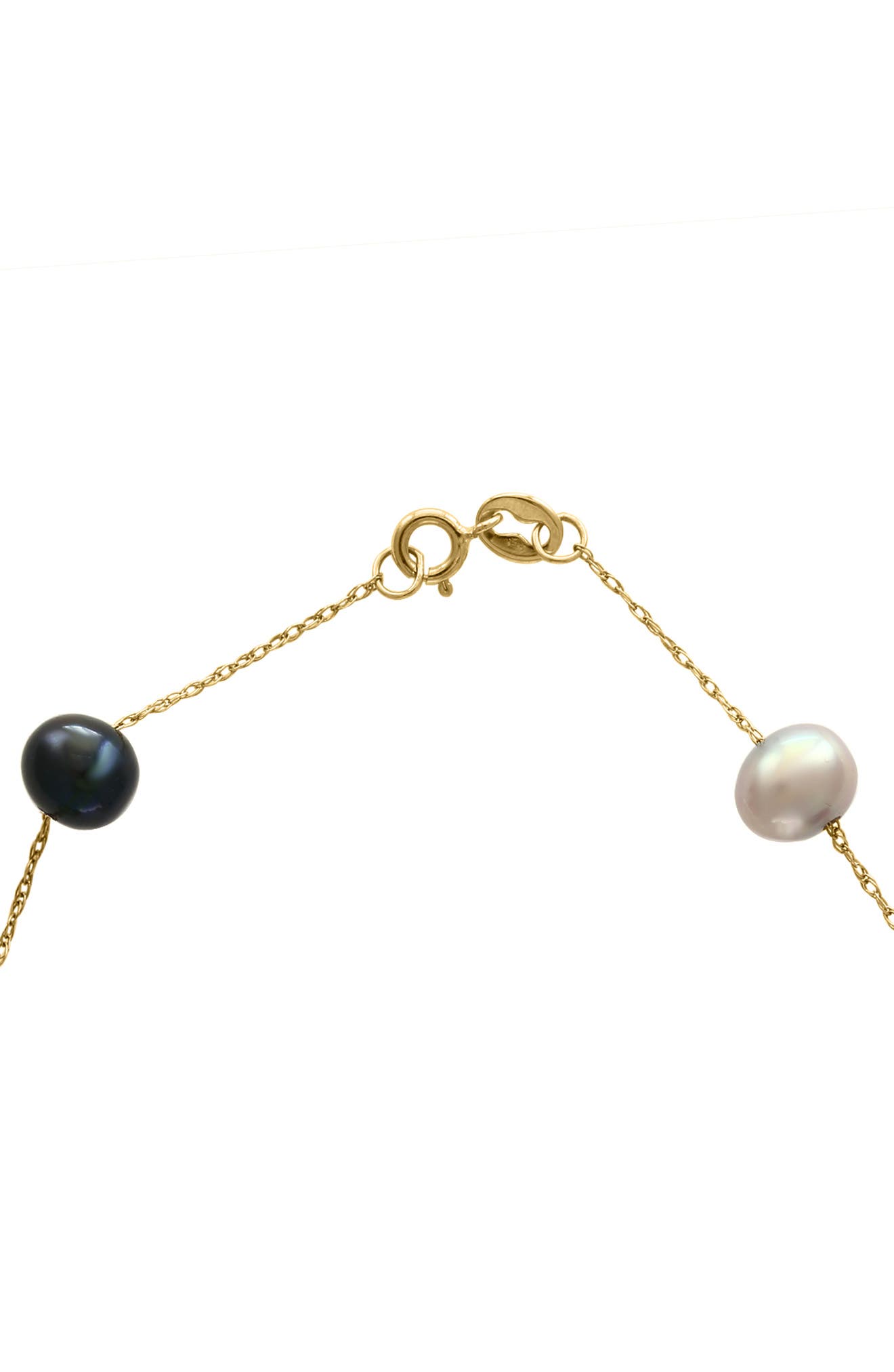 EFFY Multicolor Freshwater Pearl Station Necklace