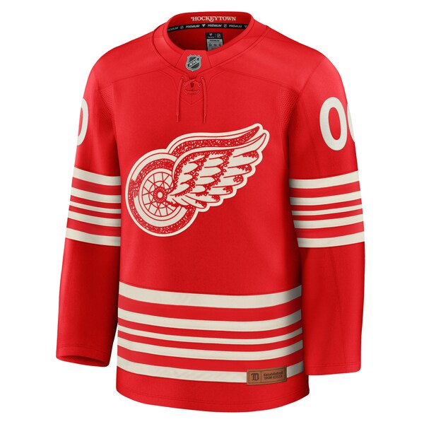 Detroit Red Wings  Centennial Premium Custom Jersey - Red