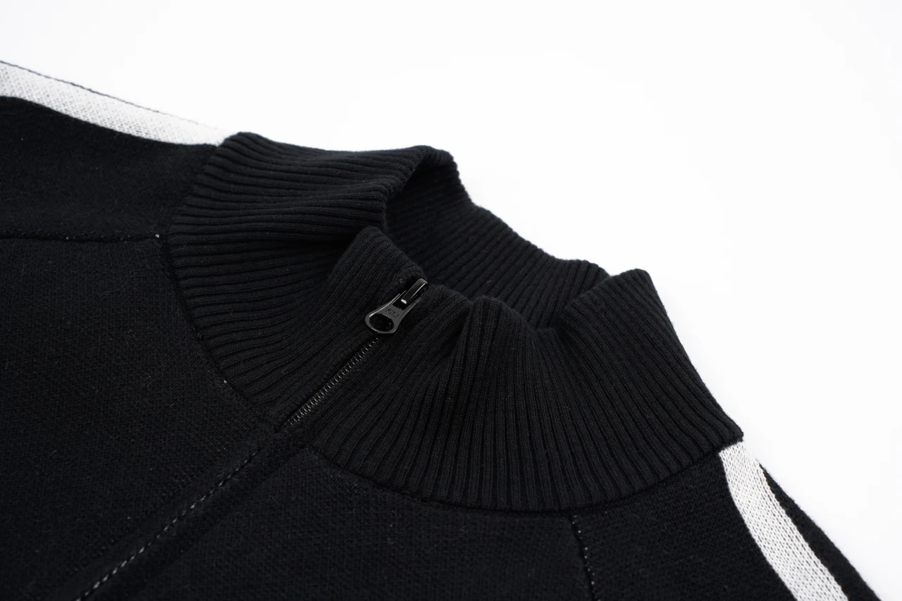 Supreme Black Number 9 Knit Zip Track Jacket product photo from LabelPicks