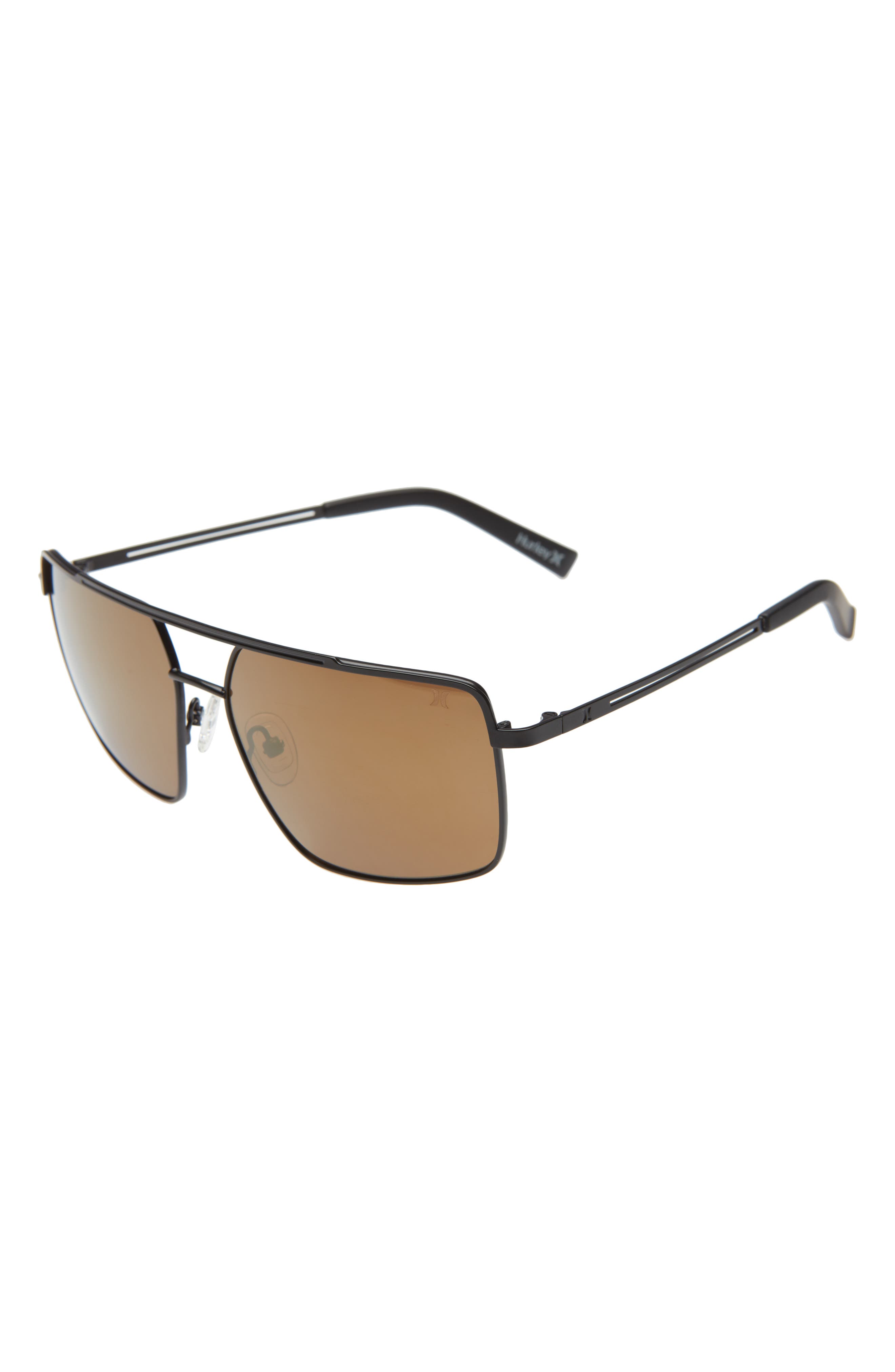 Hurley Explorer 58mm Polarized Navigator Sunglasses