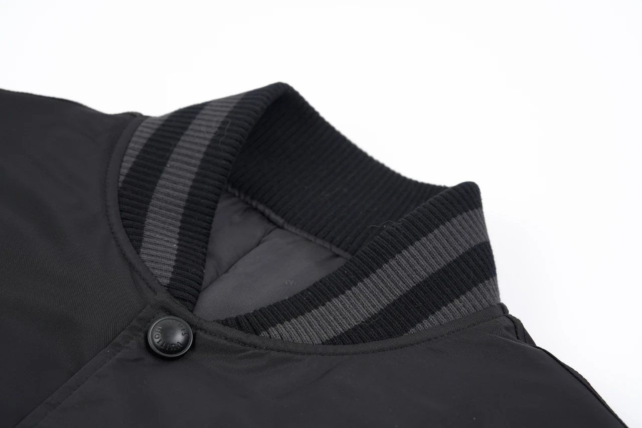Louis Vuitton Black Crystal Badge Padded Jacket product photo from LabelPicks
