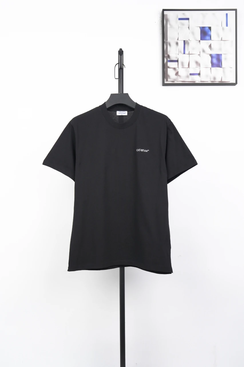 Off-White Black Distressed Metal Anchor Arrow T-Shirt product photo from LabelPicks