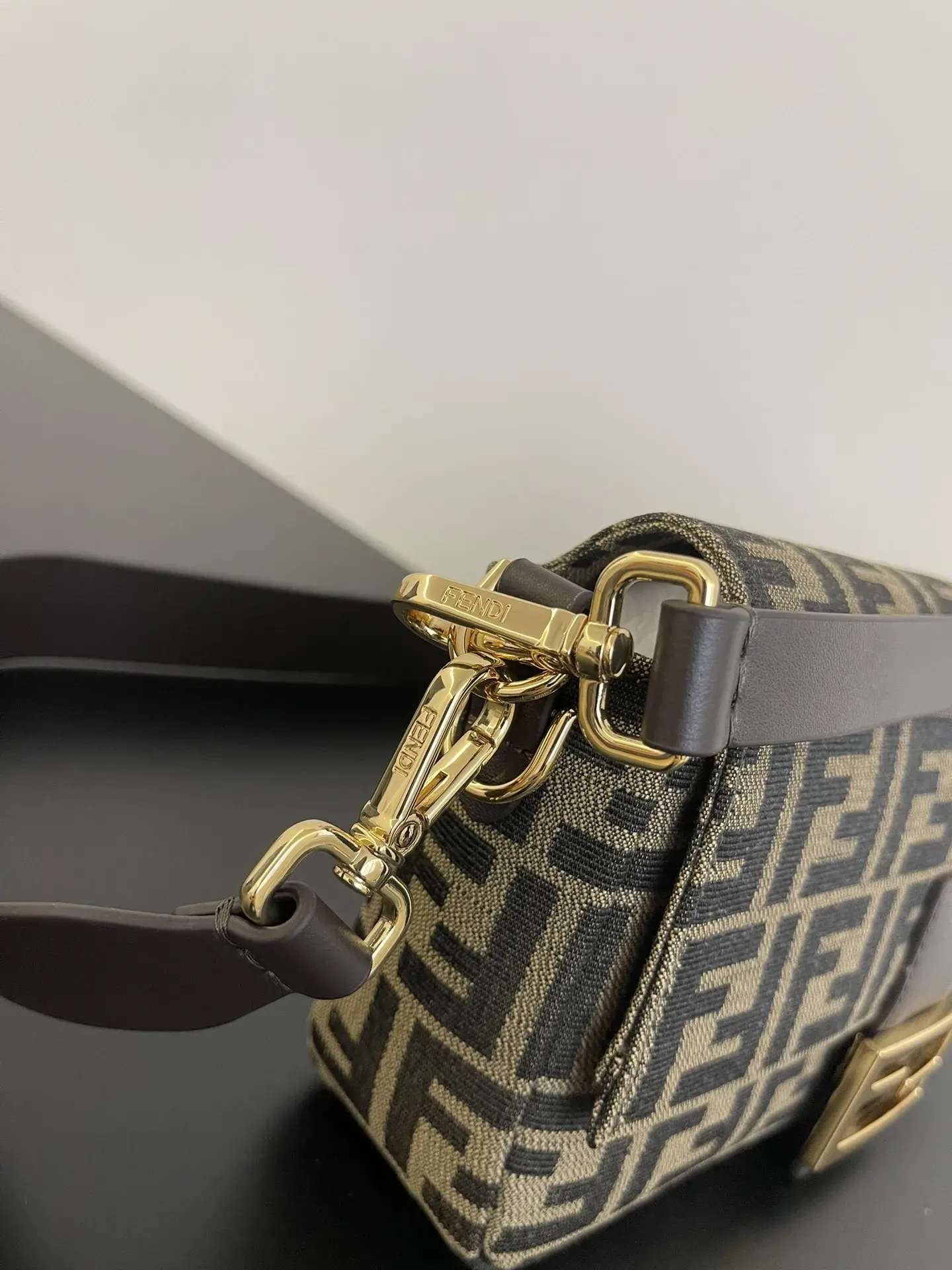 Fendi Baguette Monogram Canvas Shoulder Bag product photo from LabelPicks