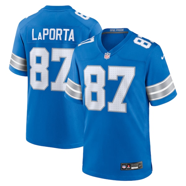 Sam LaPorta Detroit Lions Nike Game Jersey - Blue