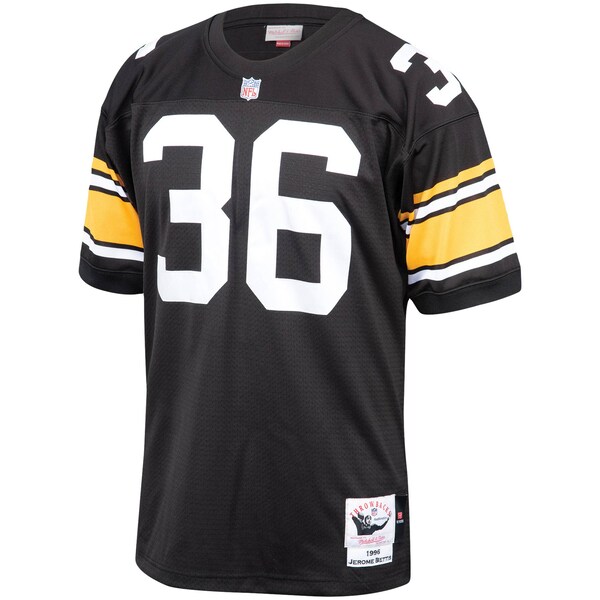 Jerome Bettis Pittsburgh Steelers 1996 Authentic Throwback Retired Player Jersey - Black