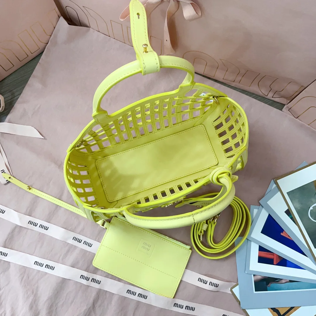 Miu Miu Woven Leather Top Handle Bag product photo from LabelPicks