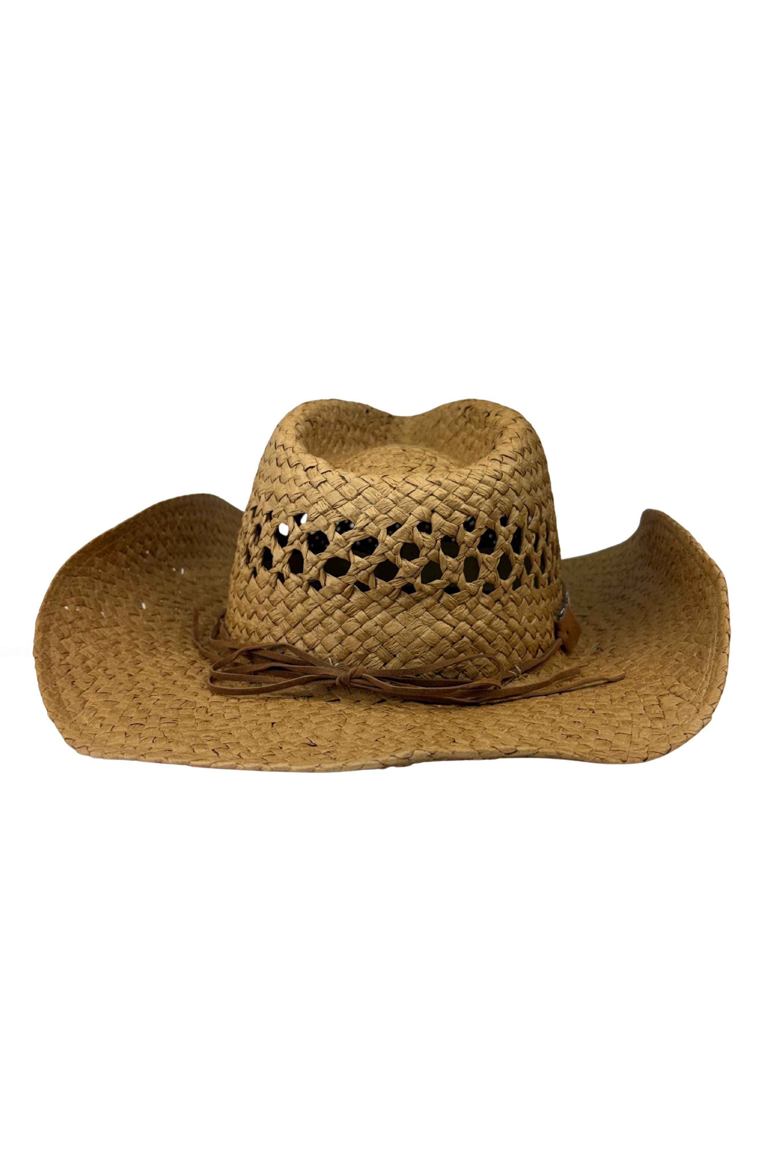 Nicole Miller Straw Rancher Hat