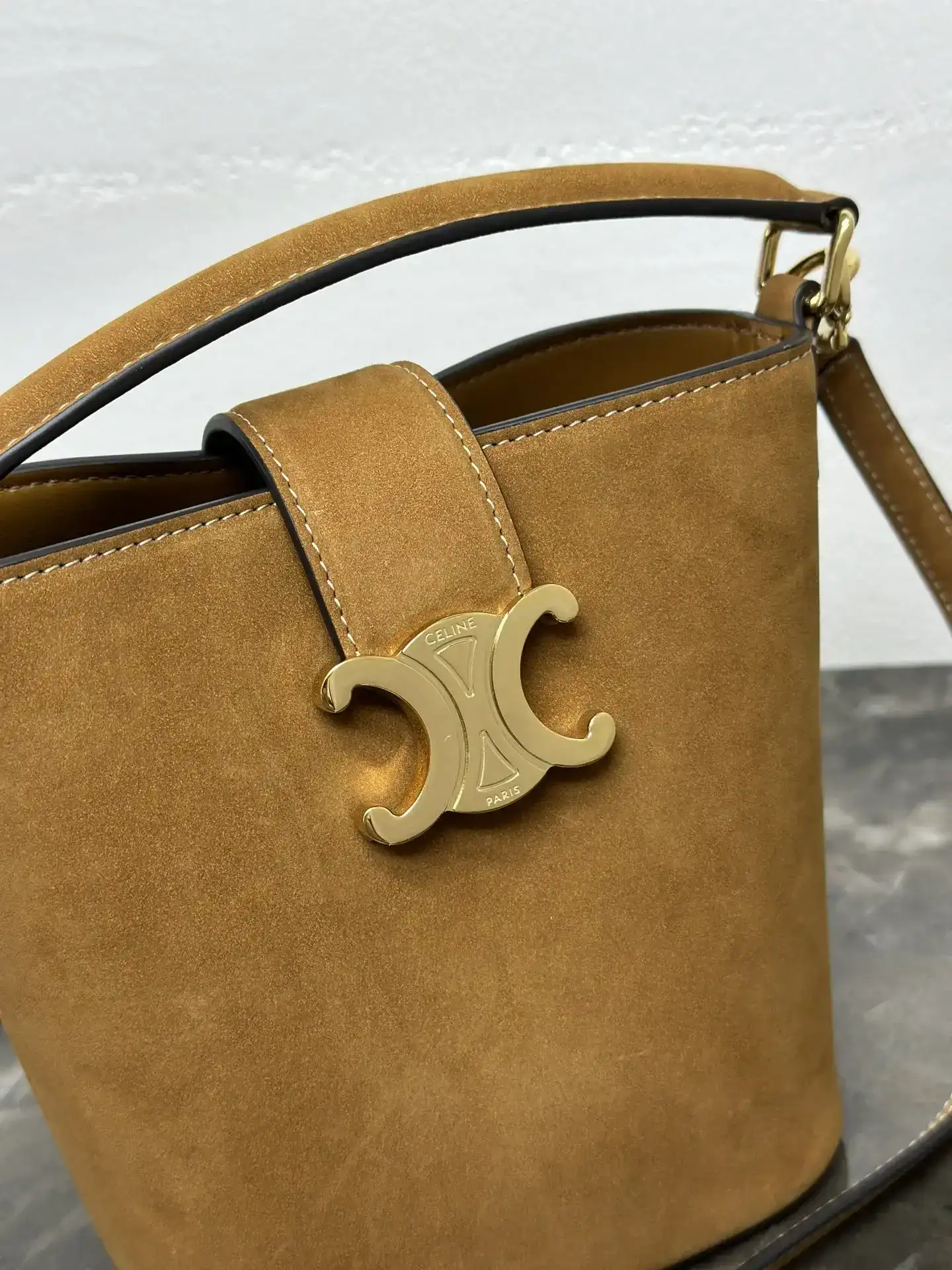 Celine Louise Calfskin Bucket Bag product photo from LabelPicks