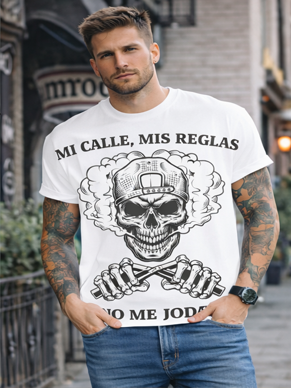 Remera “Street Guerrero” – Calle y Calavera