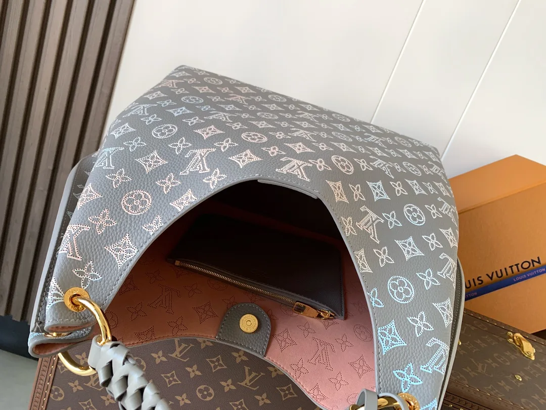 Louis Vuitton Black Woven Leather Hobo Bag product photo from LabelPicks