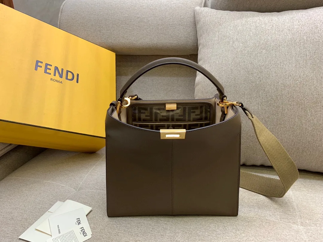 Fendi Calfskin Peekaboo X-Lite Tote Bag product photo from LabelPicks