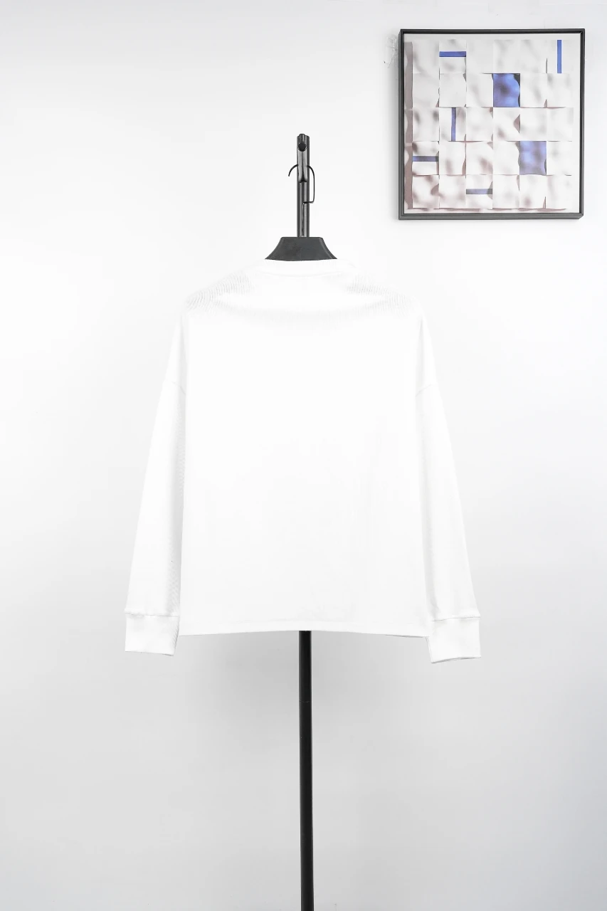 LOEWE White Ribbed Anagram Long Sleeve Top product photo from LabelPicks