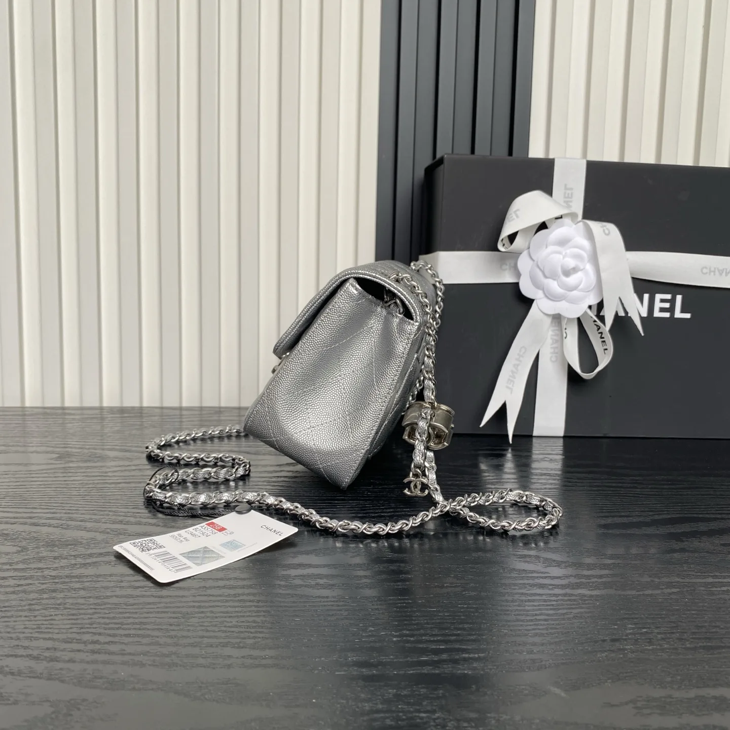 Chanel Classic Flap Gold Calfskin Shoulder Bag product photo from LabelPicks