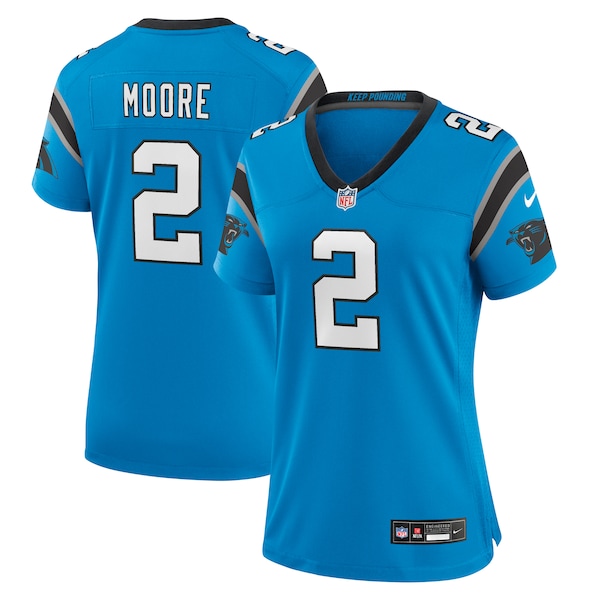 D.J. Moore Carolina Panthers Nike Women's Player Jersey - Blue