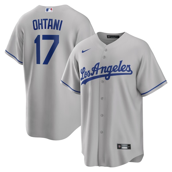 Shohei Ohtani Los Angeles Dodgers Nike Away Replica Player Jersey - Gray/Royal/White