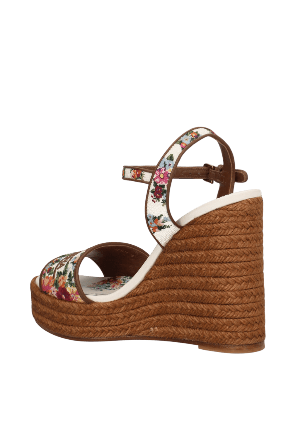 DOLCE & GABBANA סנדלי פלטפורמה פרחים