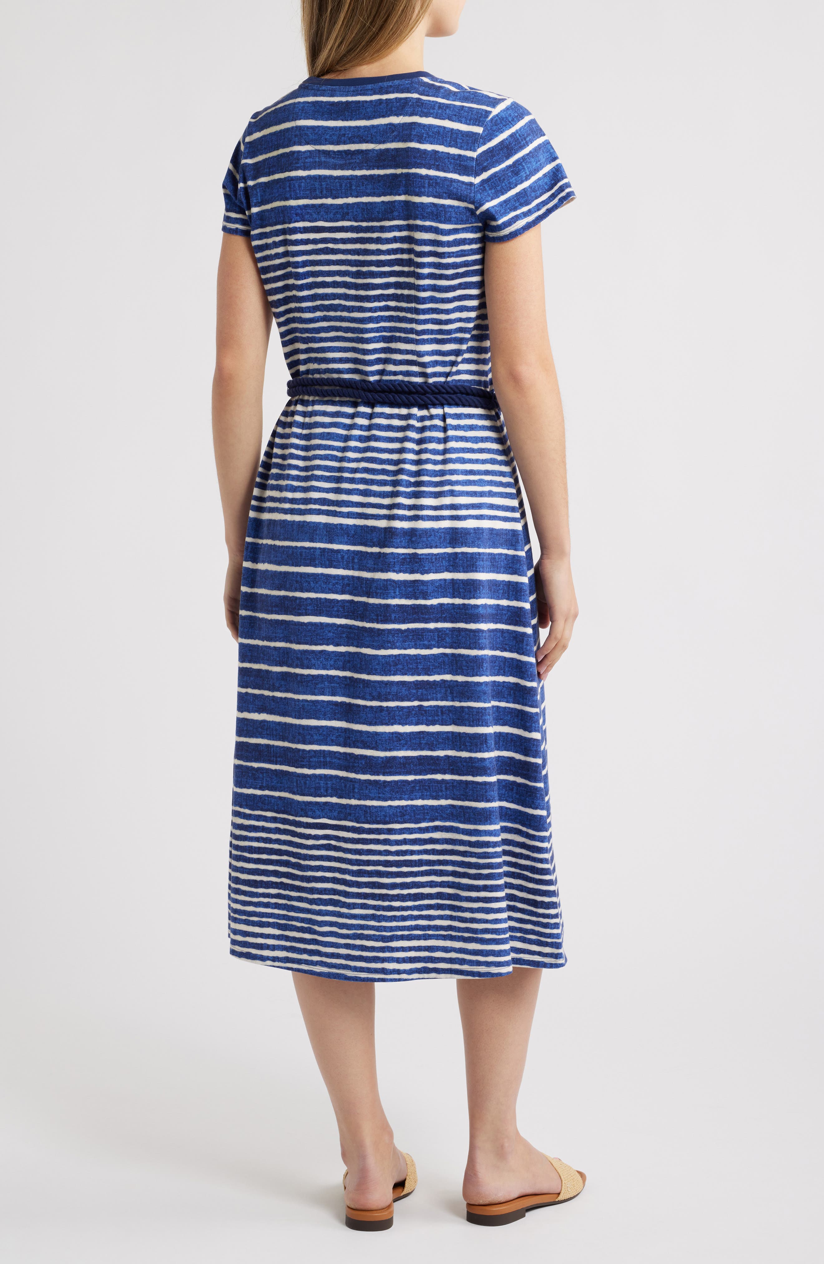 Tommy Bahama Coastal Chalet Belted Midi Dress