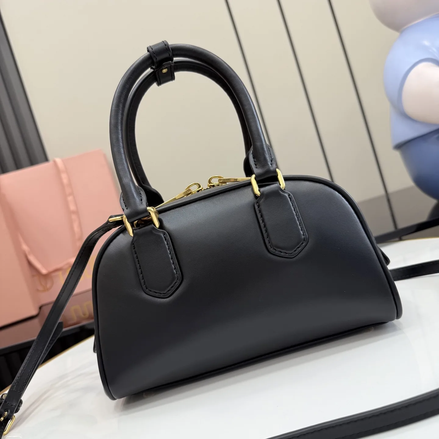 Miu Miu Black Arcadie Top Handle Bag product photo from LabelPicks