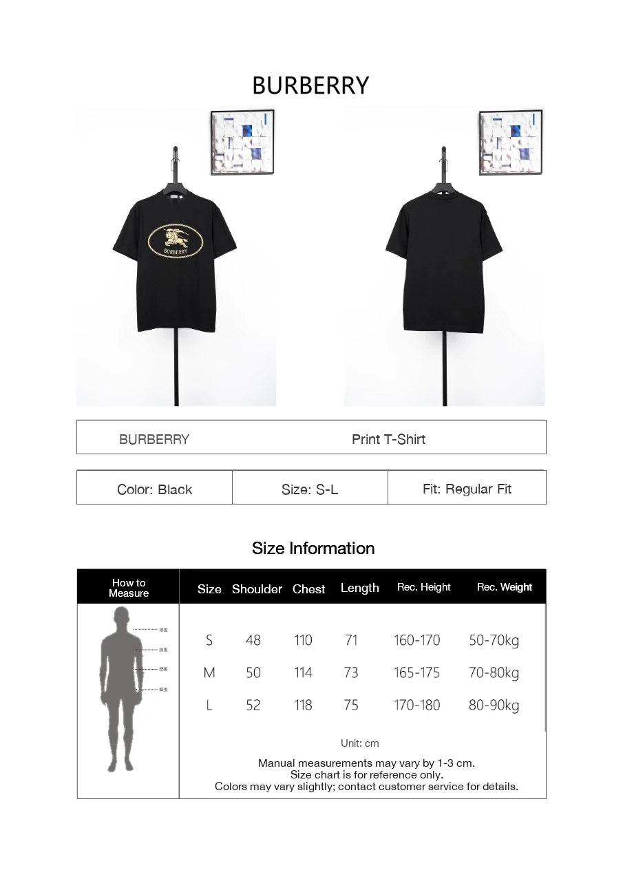 Burberry Black Rope Equestrian Knight Print T-Shirt product photo from LabelPicks