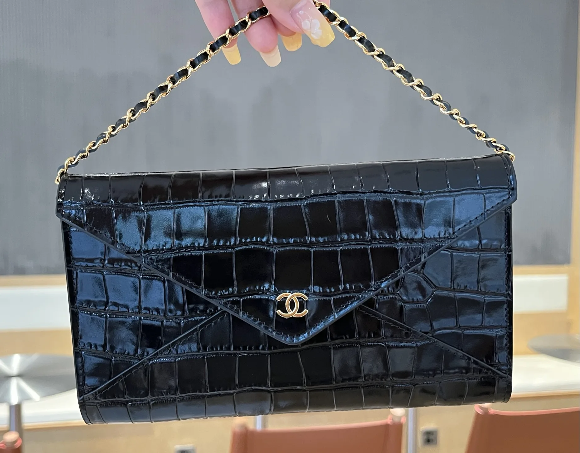 Chanel Gold Calfskin Top Handle Bag product photo from LabelPicks