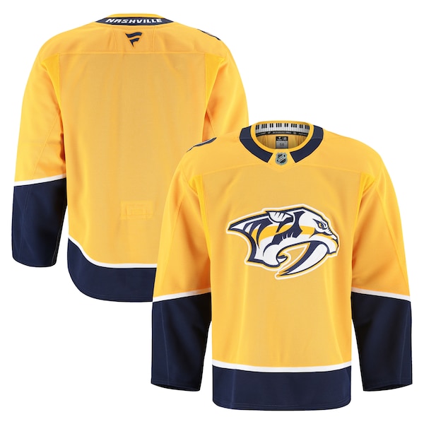 Nashville Predators  Home Authentic Pro Jersey - Yellow