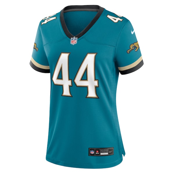 Travon Walker Jacksonville Jaguars Nike Women's Prowler Throwback Game Jersey - Teal