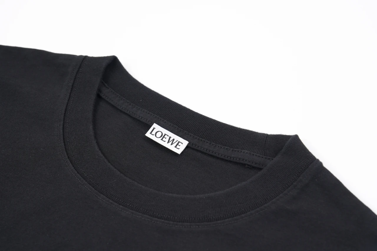 LOEWE Black Pocket T-Shirt with Tonal Anagram product photo from LabelPicks