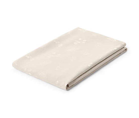 Jacquard-Tischdecke, 145 x 255 cm, creme