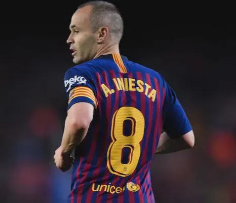Andr茅s Iniesta SIGNED Barcelona 17/18 INFINITY Final Home Jersey/Shirt - COA - 2017