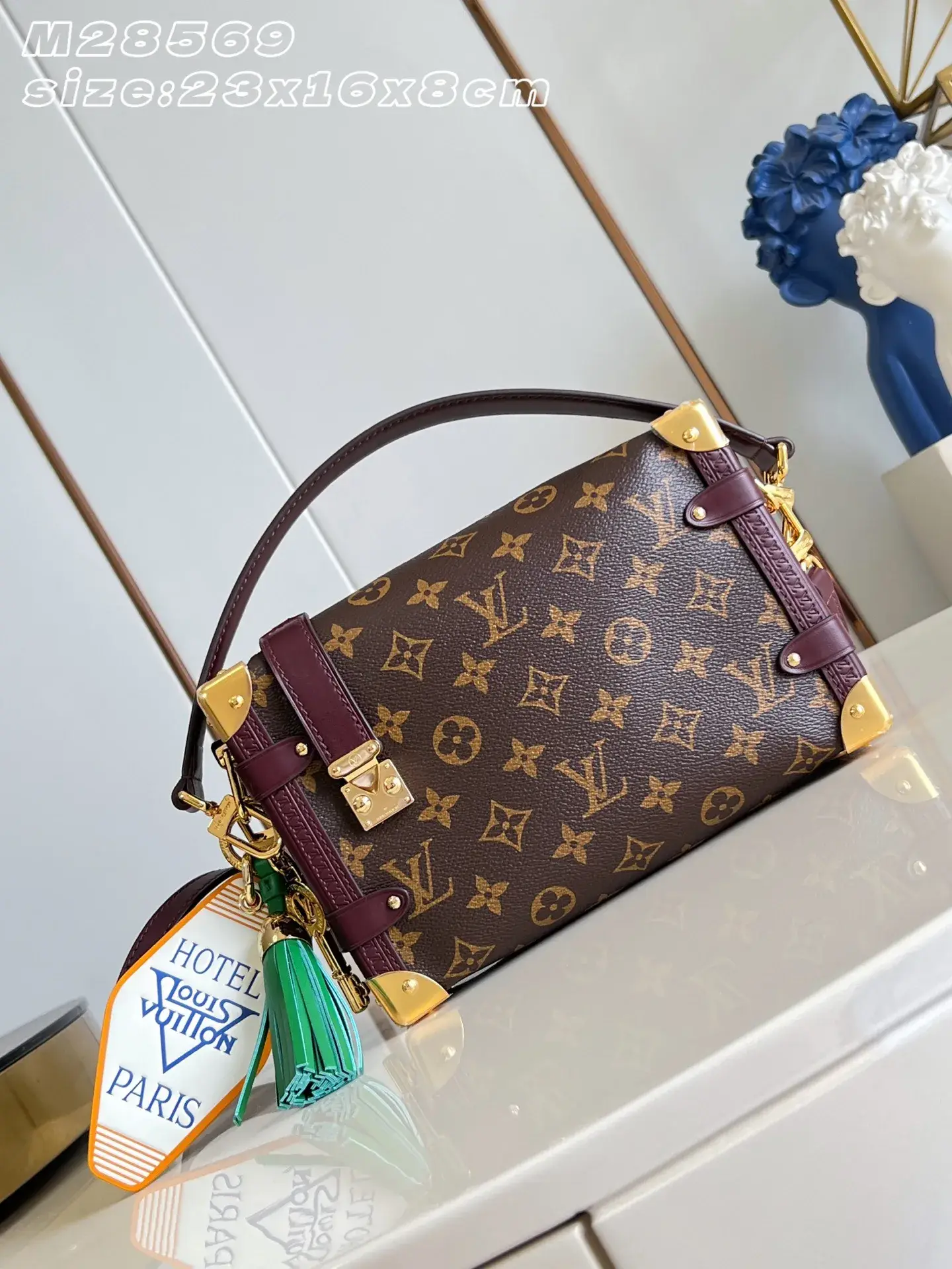 Louis Vuitton Red Canvas and Leather Top Handle Bag product photo from LabelPicks
