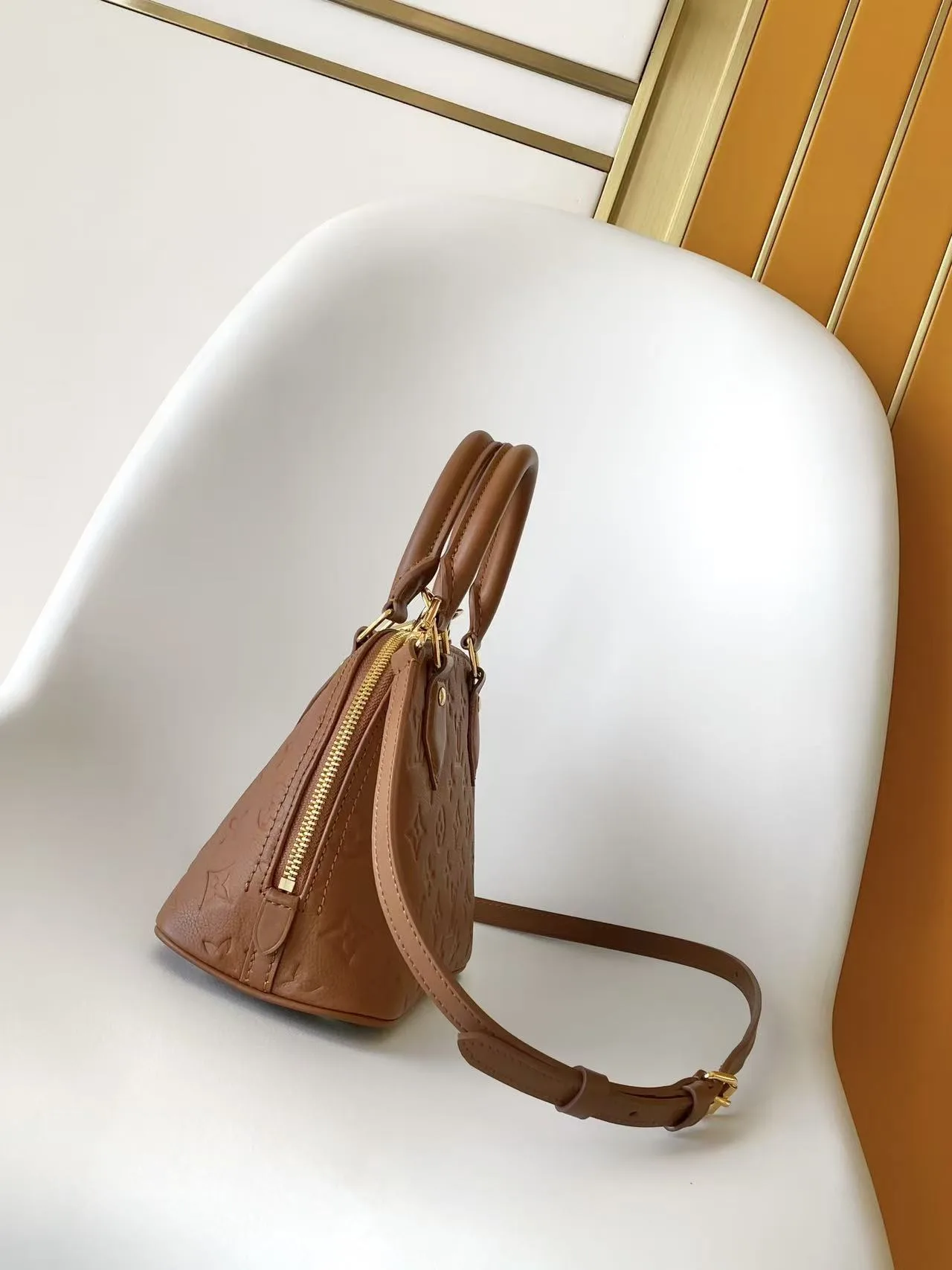 Louis Vuitton Alma Calfskin Top Handle Bag product photo from LabelPicks