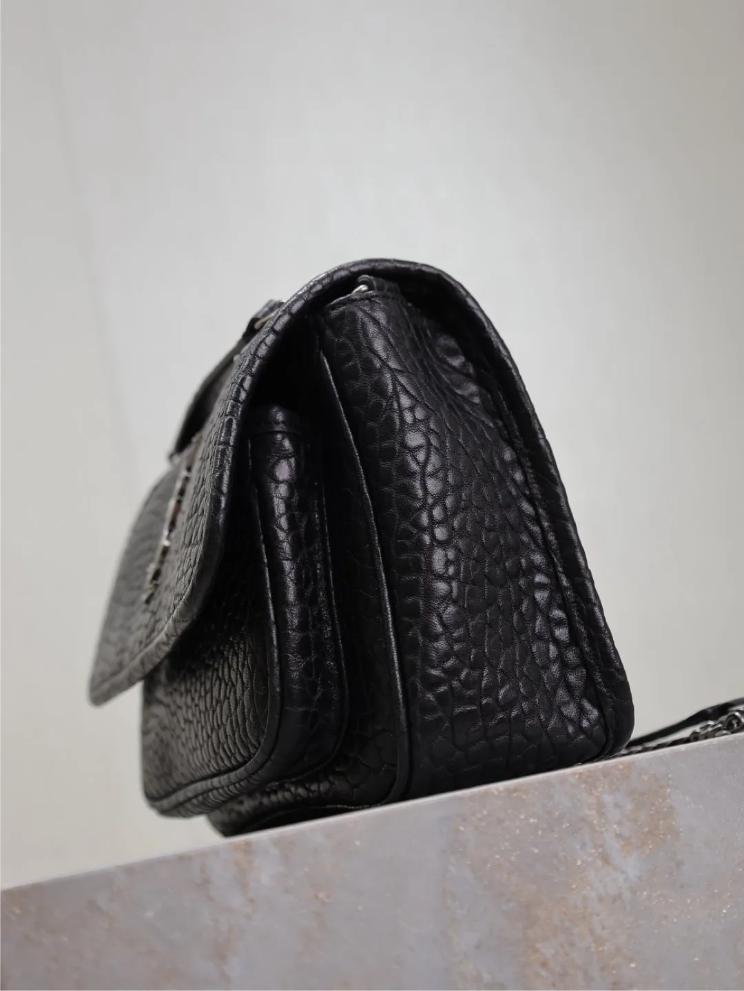 Saint Laurent Black Niki Lambskin Shoulder Bag product photo from LabelPicks
