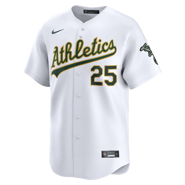 Brent Rooker Athletics Nike Home Limited Player Jersey - White