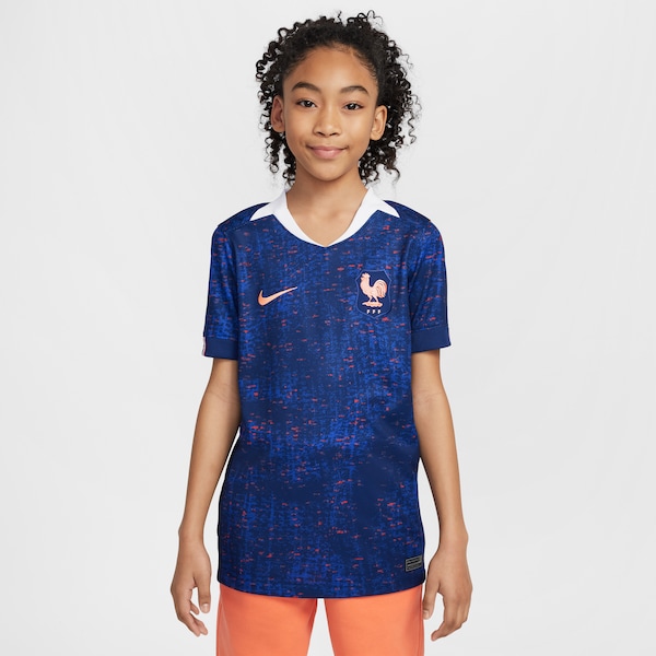 France National Team Nike Youth 2025/26 Home Replica Jersey - Blue