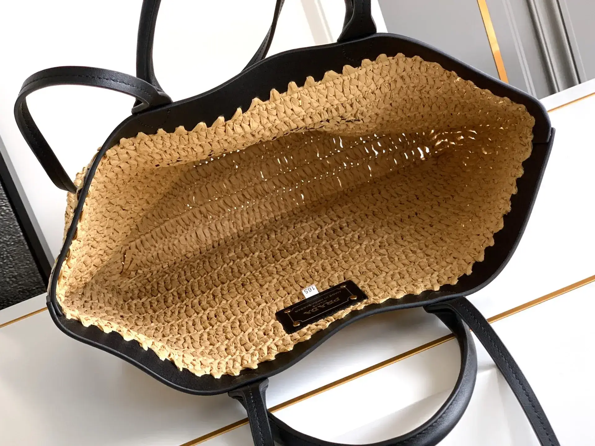 Prada Straw Woven Tote Bag product photo from LabelPicks
