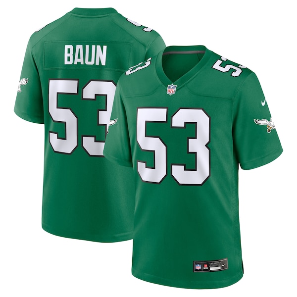 Zack Baun Philadelphia Eagles Nike Alternate Game Jersey -  Kelly Green/Green