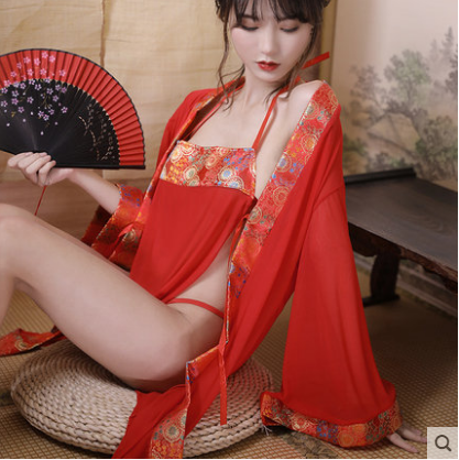 Sexy underwear feeling pajamas passion suit uniform temptation hot clothing ancient times