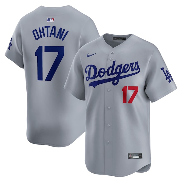 Shohei Ohtani Los Angeles Dodgers Nike Away Limited Player Jersey – Gray