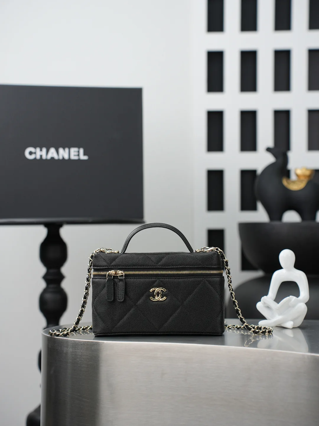 Chanel Quilted Leather Top Handle Bag product photo from LabelPicks