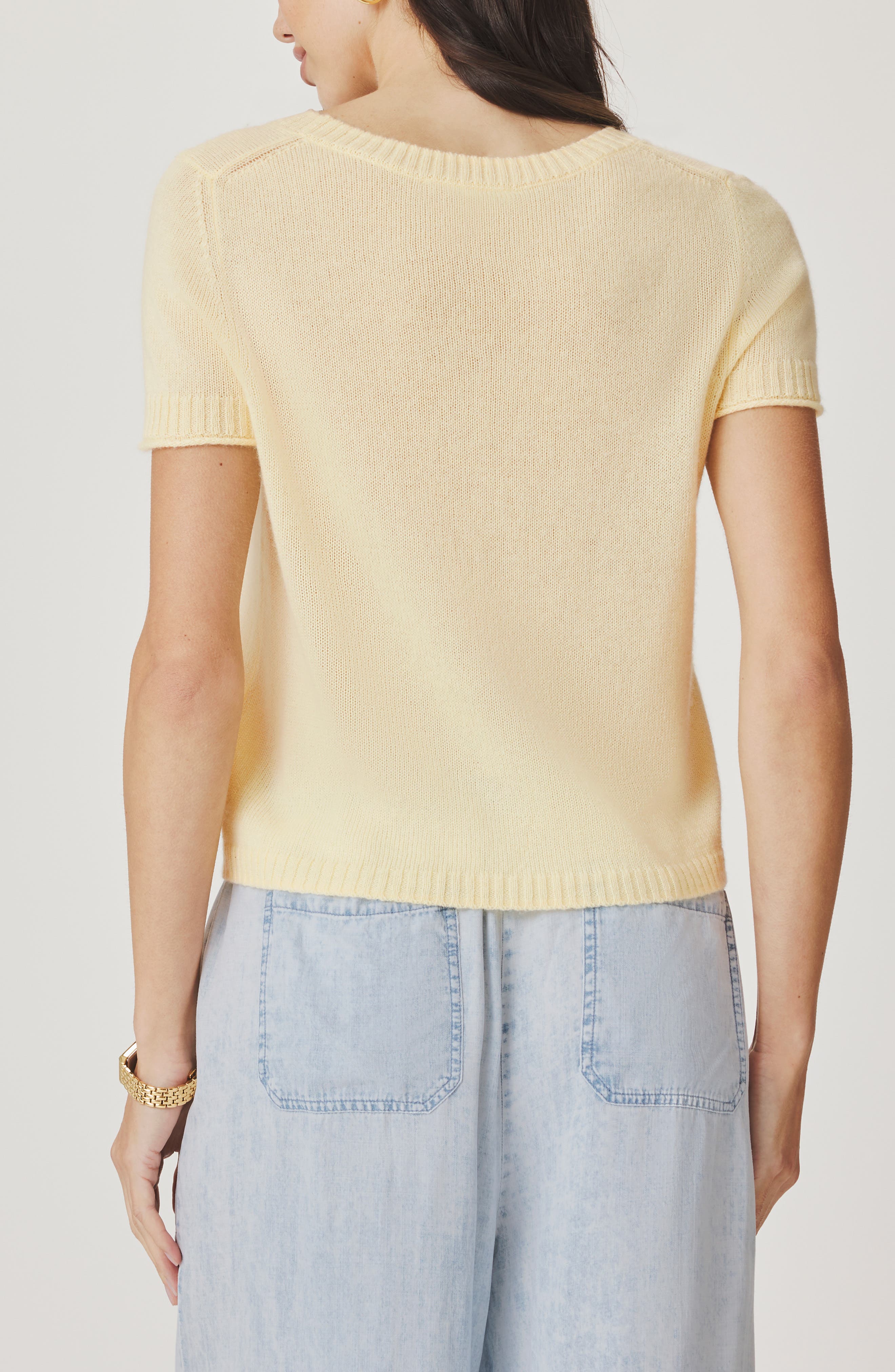 Splendid Emerson Short Sleeve Sweater