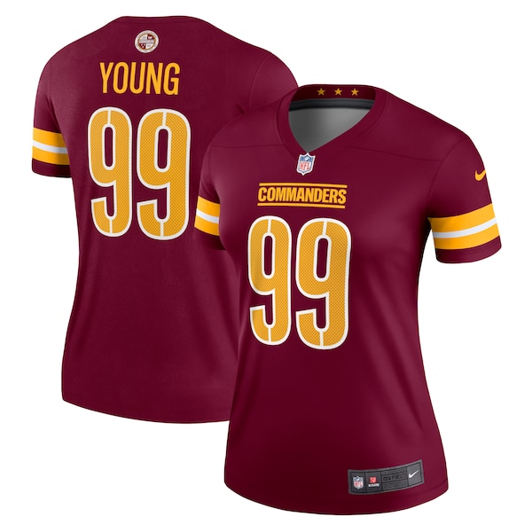 Chase Young Washington Commanders Nike Women's Legend Jersey - Burgundy/Black