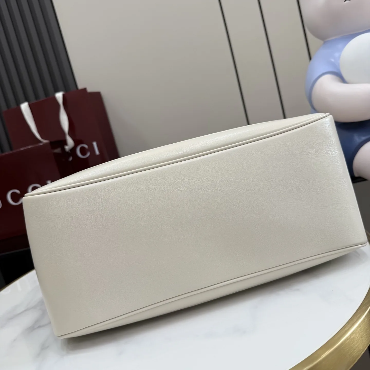 Gucci White Quilted Leather Tote Bag product photo from LabelPicks