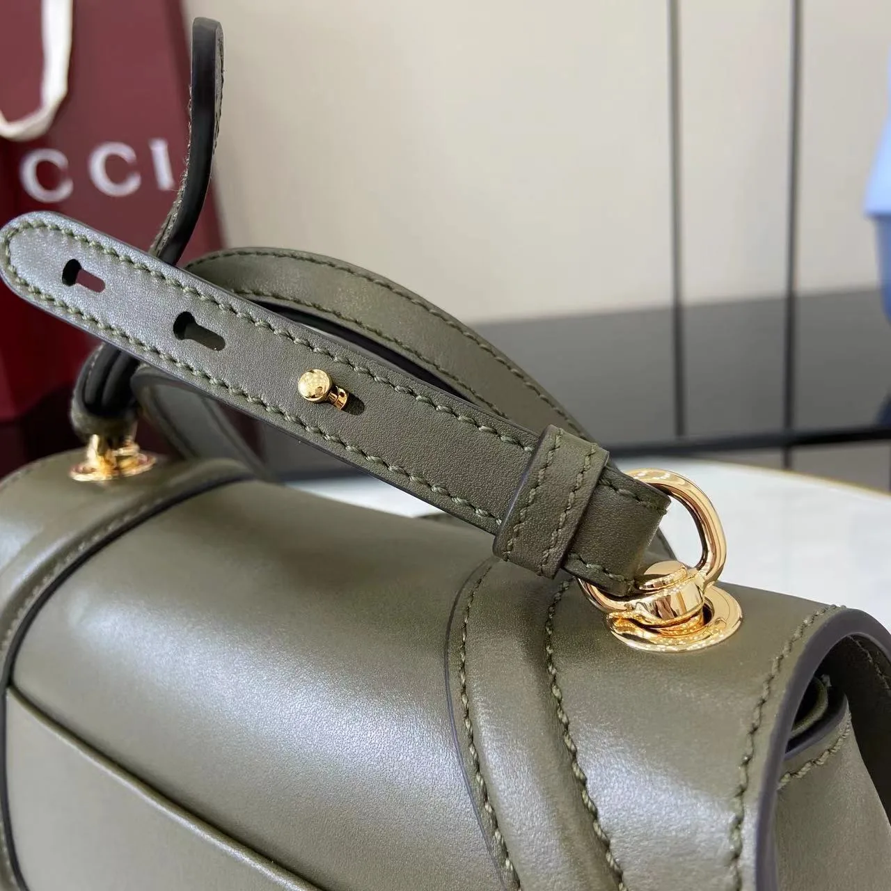 Gucci Green GG Supreme Canvas Crossbody Bag product photo from LabelPicks