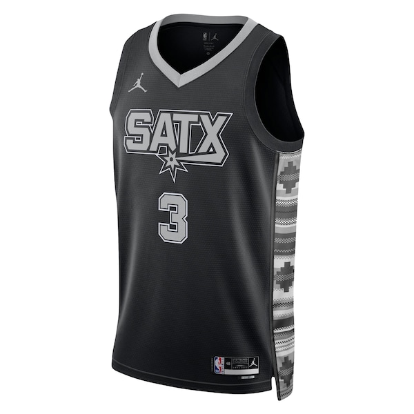 Keldon Johnson San Antonio Spurs Jordan Brand Unisex Swingman Jersey - Statement Edition - Black