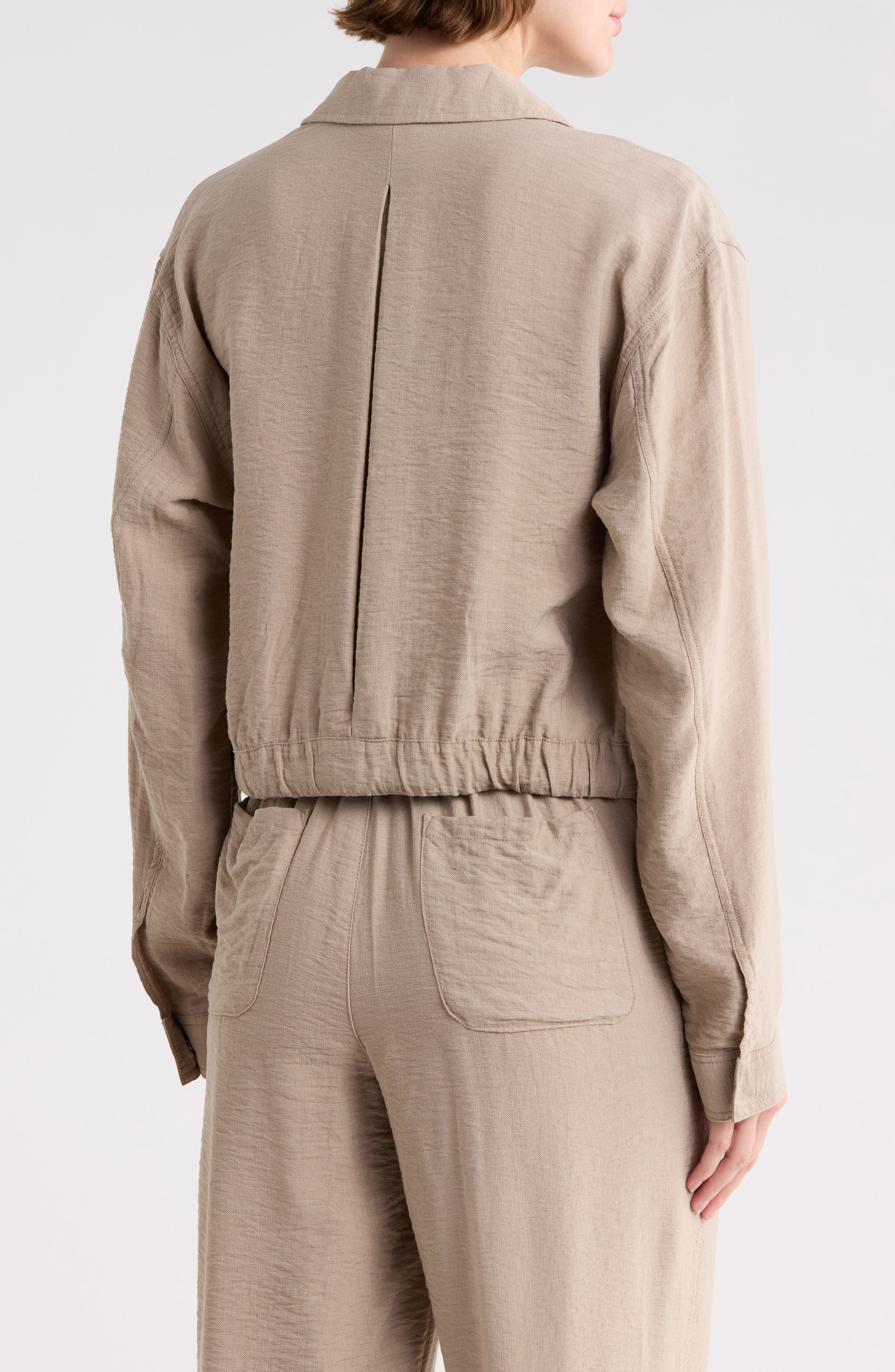 Splendid Breck Crepe Shirt Jacket