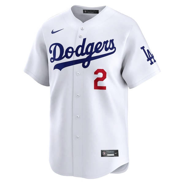 Tommy Lasorda Los Angeles Dodgers Nike Home Limited Player Jersey - White