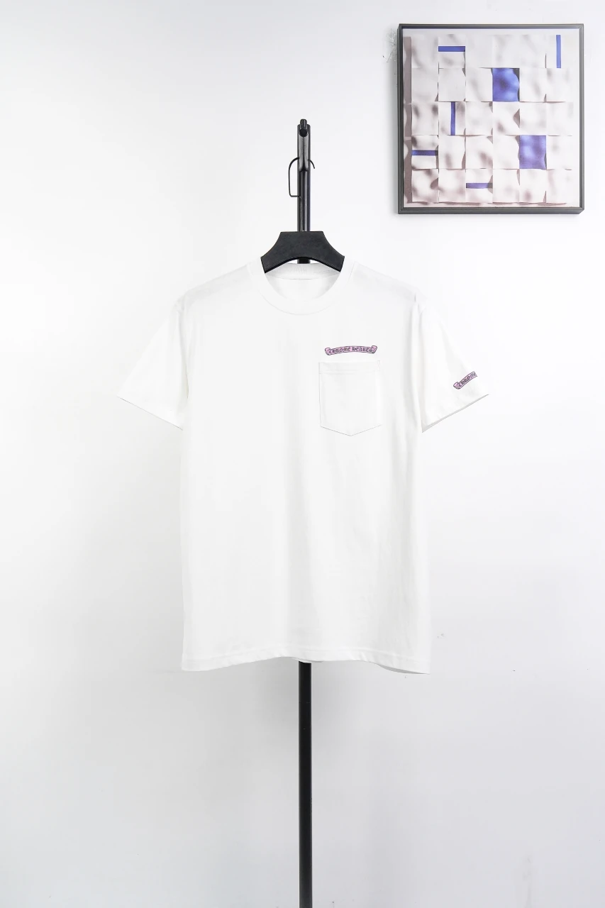 Chrome Hearts White Pink Green Sanskrit Scroll T-Shirt product photo from LabelPicks
