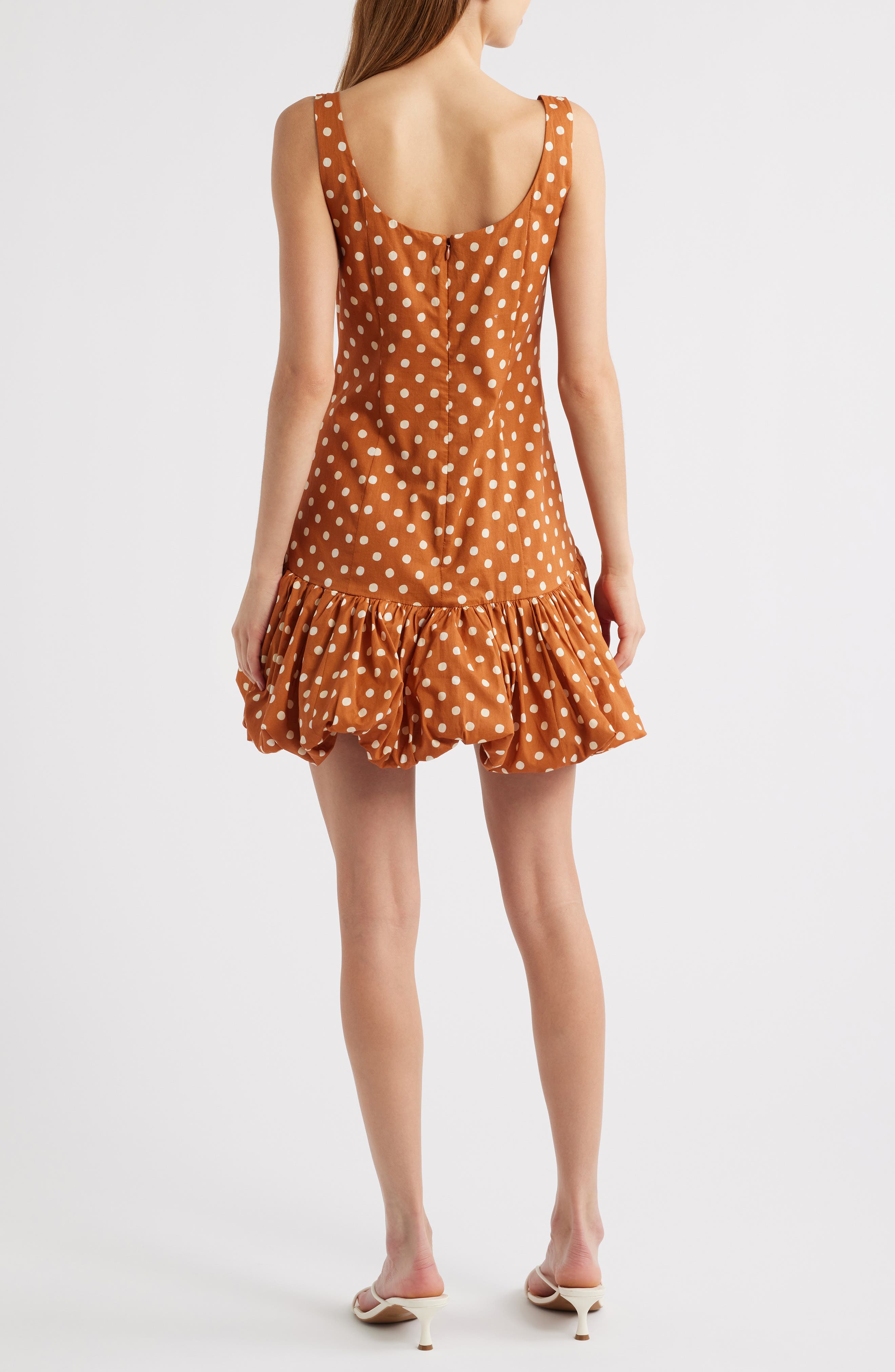 Hutch Sleeveless Drop Waist Bubble Hem Minidress