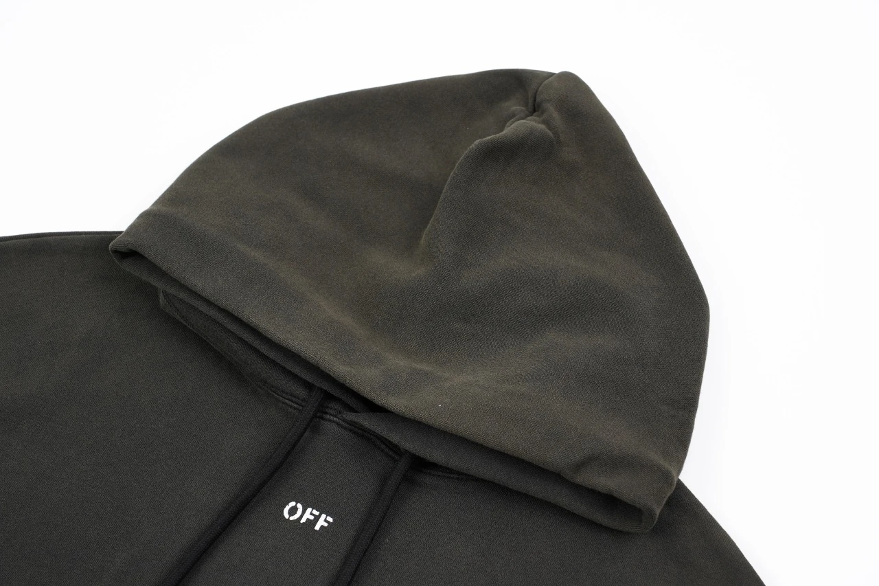 Off-White Black Madonna Painting Back Graphic Hoodie product photo from LabelPicks